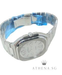 Alternative view of UNWORN!! BELL & ROSS NOVELTIES 36MM MOTHER OF PEARL STEEL AUTOMATIC WITH BOX & CERT DATED (01/2026) [RETAIL $6,000 SGD] [STILL UNDER AGENT WARRANTY] BR05A.S.MPST