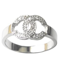 Alternative view of 18K WG 2C DESIGN DIAMOND RING D22-0.12CTS 3.32G (SIZE 14) [NETT $698.00]
