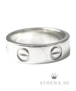 PT950 PLATINUM CARTIER LOVE RING 8.24G [SIZE 48] [CERT]