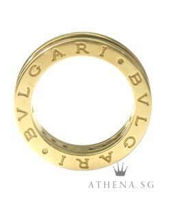 Alternative view of 18K YG BVLGARI B.ZERO PERIDOTS ETERNITY RING 8.85G (SIZE 51) [NETT $3,900.00]