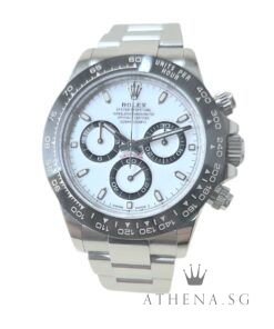 LIKE NEW!! ROLEX OYSTER PERPETUAL COSMOGRAPH DAYTONA CERAMIC 40MM "WHITE PANDA DIAL" WITH BOX, WHITE TAG & CERT DATED 05/2023 (STILL UNDER AGENT WARRANTY) 116500LN [DISCONTINUED]