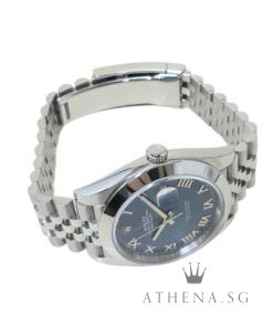 Alternative view of LIKE NEW!! ROLEX MENS OYSTER PERPETUAL DATEJUST 41 "AN" SERIES "BLUE ROMAN DIAL" WITH BOX & CERT DATED (10/2025) (STILL UNDER AGENT WARRANTY) [UNPOLISHED] 126300