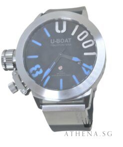 U-BOAT CLASSICO U-1001 BLUE U-BOAT 47MM LIMITED EDITION IN TITANIUM WITH BOX & CERT DATED (10/2019) U-1001 [RETAIL SGD $8K++]