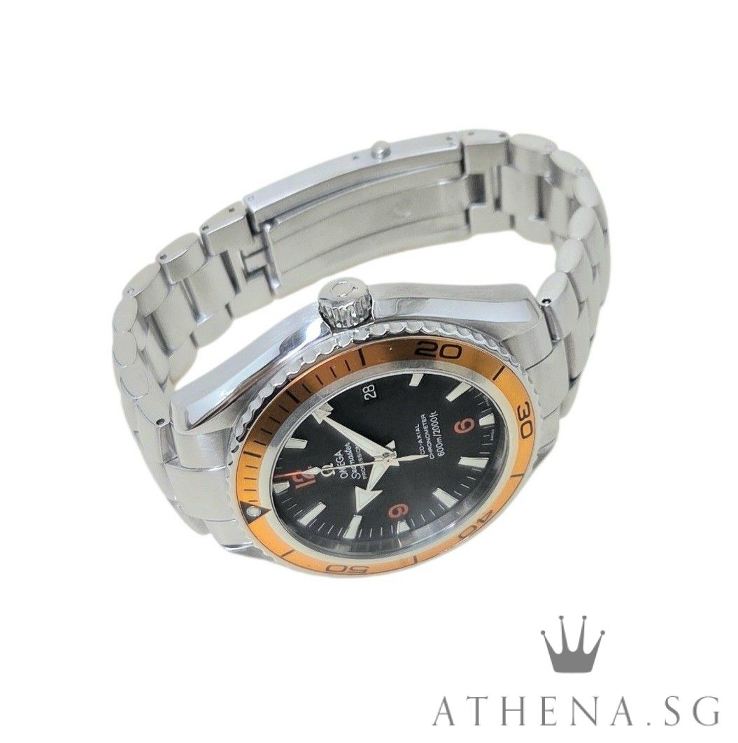 OMEGA SEAMASTER PLANET OCEAN 45 CO-AXIAL AUTOMATIC "BLACK DIAL" WITH CERT DATED (06/2008) 2208.50.00 - Image 2