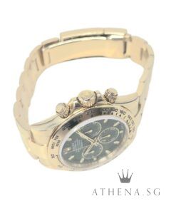 Alternative view of LIKE NEW!!! ROLEX 18K YELLOW GOLD OYSTER PERPETUAL COSMOGRAPH DAYTONA "AN" SERIES "JOHN MAYER DIAL" WITH BOX & CERT DATED 01/2021 116508 [WITH ROLEX SERVICE CENTRE PAPERS]