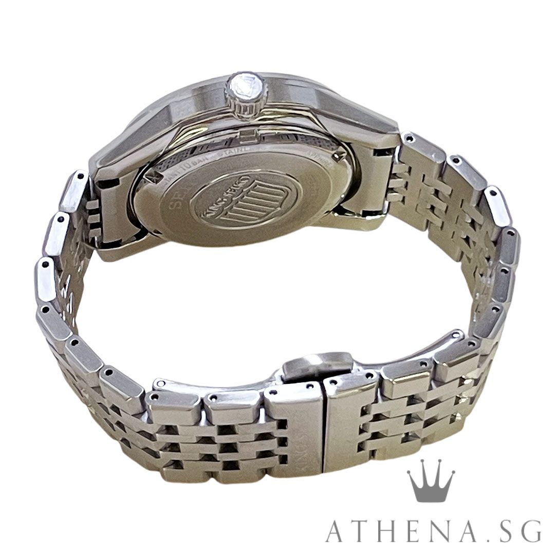KING SEIKO AUTOMATIC WINDING 37MM "TENJIN-FUJI VIOLET DIAL" WITH BOX & CERT DATED (06/2023) REF SPB291 - Image 3
