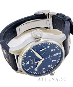 Alternative view of IWC LE PETIT PRINCE BIG PILOT AUTOMATIC 46MM "MIDNIGHT BLUE ARABIC NUMERAL DIAL" WITH BOX & CERT DATED (10/2016) REF IW500916