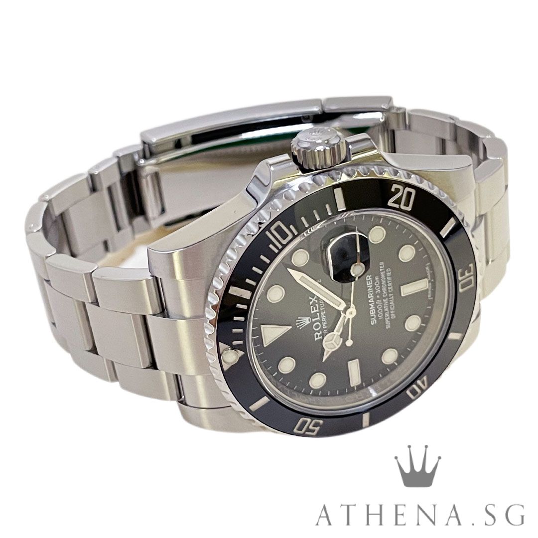 ROLEX OYSTER PERPETUAL DATE CERAMIC SUBMARINER "AN" SERIES "BLACK DIAL" WITH BOX & CERT DATED (07/2019) 116610LN - Image 2