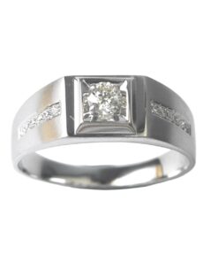 Alternative view of 18K WG DIAMOND RING D1-0.16CTS D12-0.06CTS 5.04G (SIZE 19) [NETT $1,188.00]