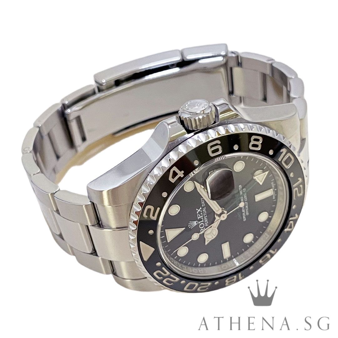 ROLEX OYSTER PERPETUAL DATE GMT MASTER II CERAMIC "AN" SERIES WITH BOX & CERT DATED (06/2016) 116710LN - Image 2