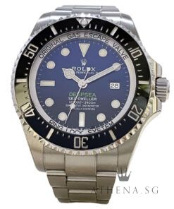 ROLEX OYSTER PERPETUAL DATE DEEPSEA "AN" SERIES "D-BLUE DIAL" WITH BOX & CERT DATED (01/2019) 126660