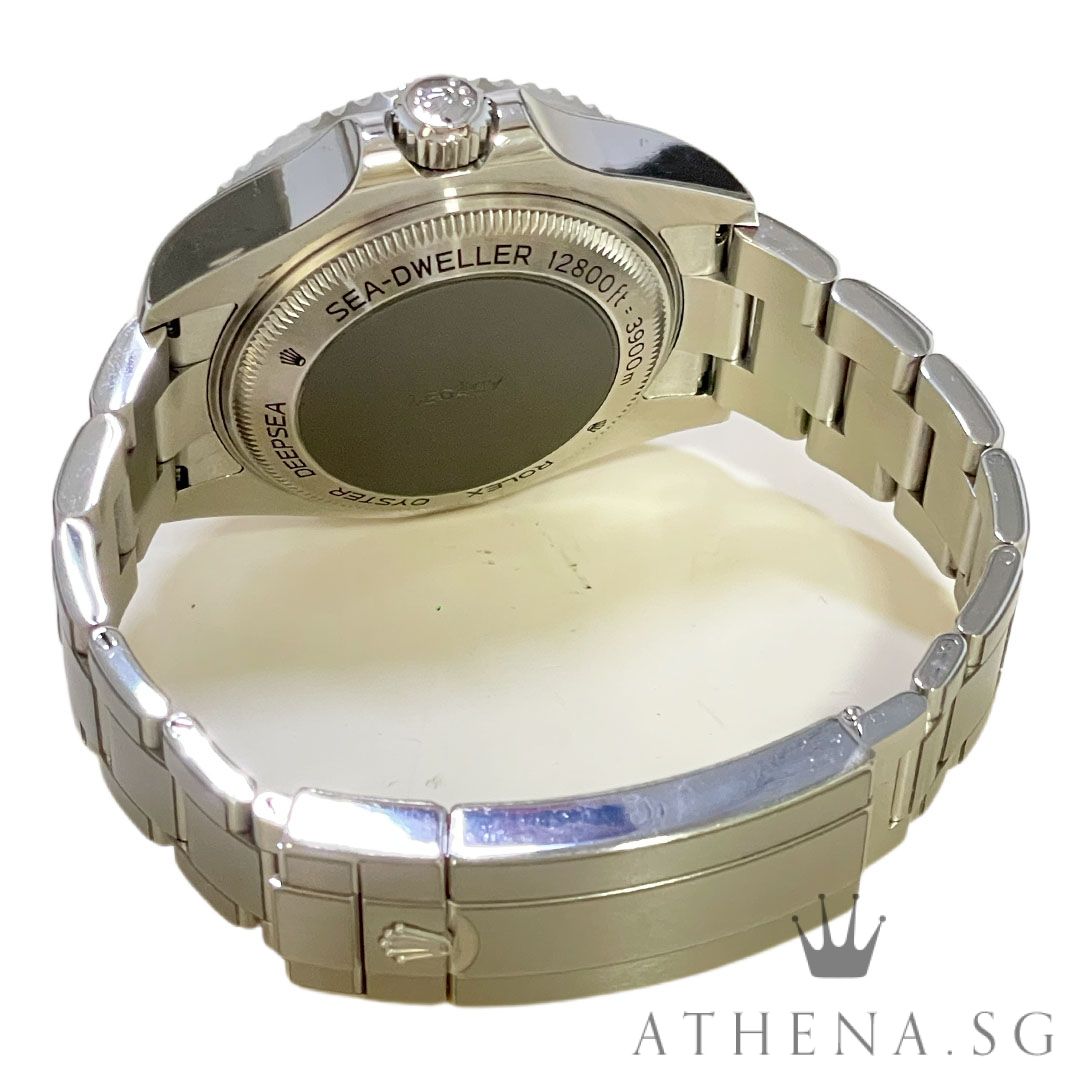 ROLEX OYSTER PERPETUAL DATE DEEPSEA "AN" SERIES "D-BLUE DIAL" WITH BOX & CERT DATED (01/2019) 126660 - Image 3