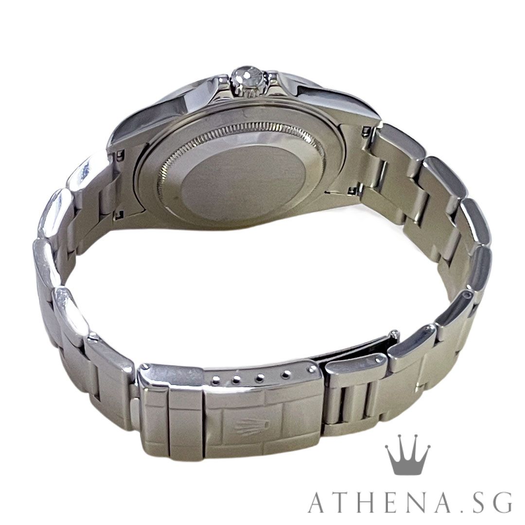 ROLEX OYSTER PERPETUAL EXPLORER II DATE "D" SERIES "BLACK SWISS MADE DIAL" WITH BOX & CERT DATED (12/2005) 16570 - Image 3