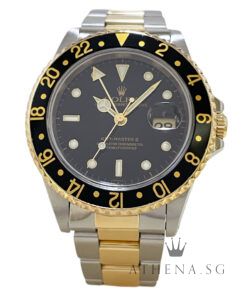 ROLEX YELLOW ROLESOR OYSTER PERPETUAL GMT-MASTER II "U" SERIES (WATCH ONLY) 16713