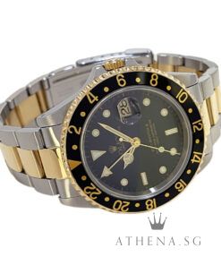 Alternative view of ROLEX YELLOW ROLESOR OYSTER PERPETUAL GMT-MASTER II "U" SERIES (WATCH ONLY) 16713