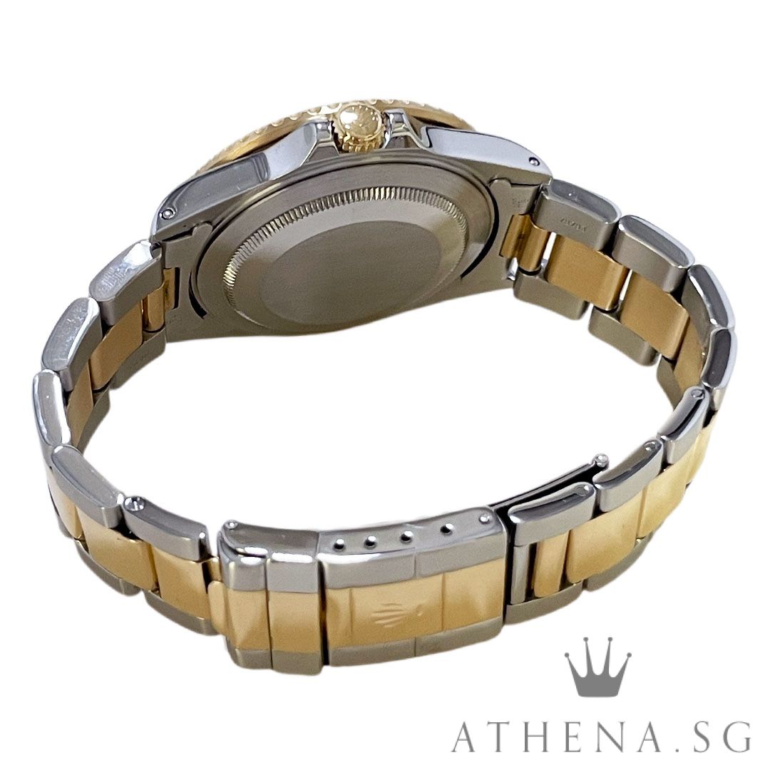ROLEX YELLOW ROLESOR OYSTER PERPETUAL GMT-MASTER II "U" SERIES (WATCH ONLY) 16713 - Image 3