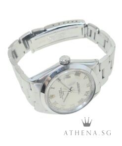 Alternative view of ROLEX VINTAGE OYSTER PERPETUAL DATE 34MM "SILVER ARABIC DIAL" 1500 (WATCH ONLY)