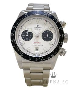 TUDOR BLACK BAY CHRONOMETER 41MM "WHITE DIAL" WITH BOX & CERT DATED (11/2021) REF 79360N