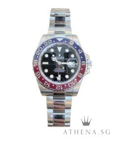 ROLEX OYSTER PERPETUAL DATE GMT MASTER II CERAMIC "PEPSI" "AN" SERIES WITH BOX & CERT DATED 06/2023 (STILL UNDER AGENT WARRANTY)[WITH PROTECTION FILM] 126710BLRO