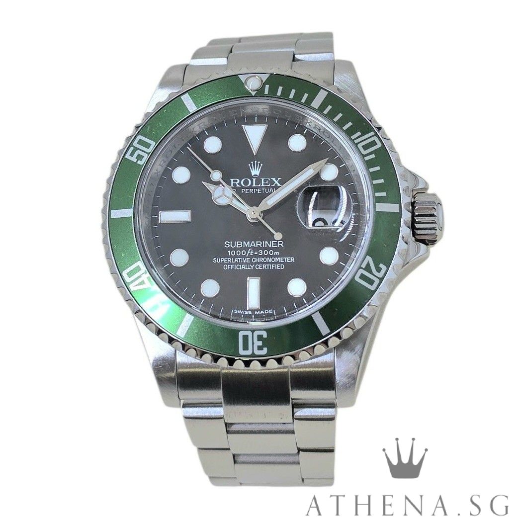 ROLEX OYSTER PERPETUAL SUBMARINER DATE 50TH ANNIVERSARY "M" SERIES "KERMIT" (WATCH ONLY) 16610LV