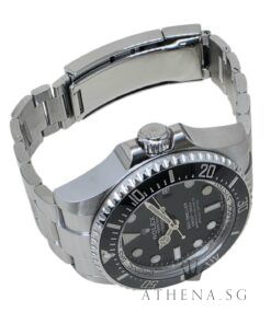 Alternative view of ROLEX OYSTER PERPETUAL DATE DEEPSEA "AN" SERIES "BLACK DIAL" 44MM WITH BOX & CERT DATED (11/2021) [STILL UNDER AGENT WARRANTY] 126660