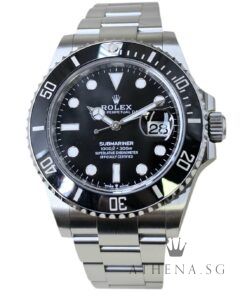 LIKE NEW!! ROLEX OYSTER PERPETUAL DATE SUBMARINER 41 "BLACK DIAL" WITH BOX & CERT DATED (02/2025) (STILL UNDER AGENT WARRANTY) 126610LN