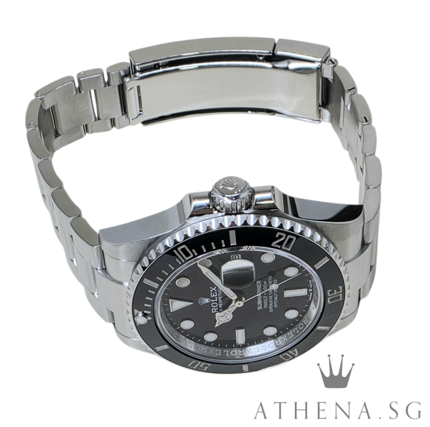 LIKE NEW!! ROLEX OYSTER PERPETUAL DATE SUBMARINER 41 "BLACK DIAL" WITH BOX & CERT DATED (02/2025) (STILL UNDER AGENT WARRANTY) 126610LN - Image 2