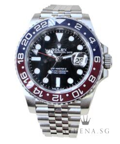 ROLEX OYSTER PERPETUAL DATE GMT MASTER II CERAMIC 40MM "PEPSI" "AN" SERIES WITH BOX & CERT DATED 03/2019 126710BLRO