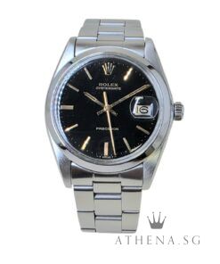 COLLECTIBLE!! VINTAGE ROLEX OYSTERDATE PRECISION "BLACK INDEX DIAL" (WATCH ONLY) 6694